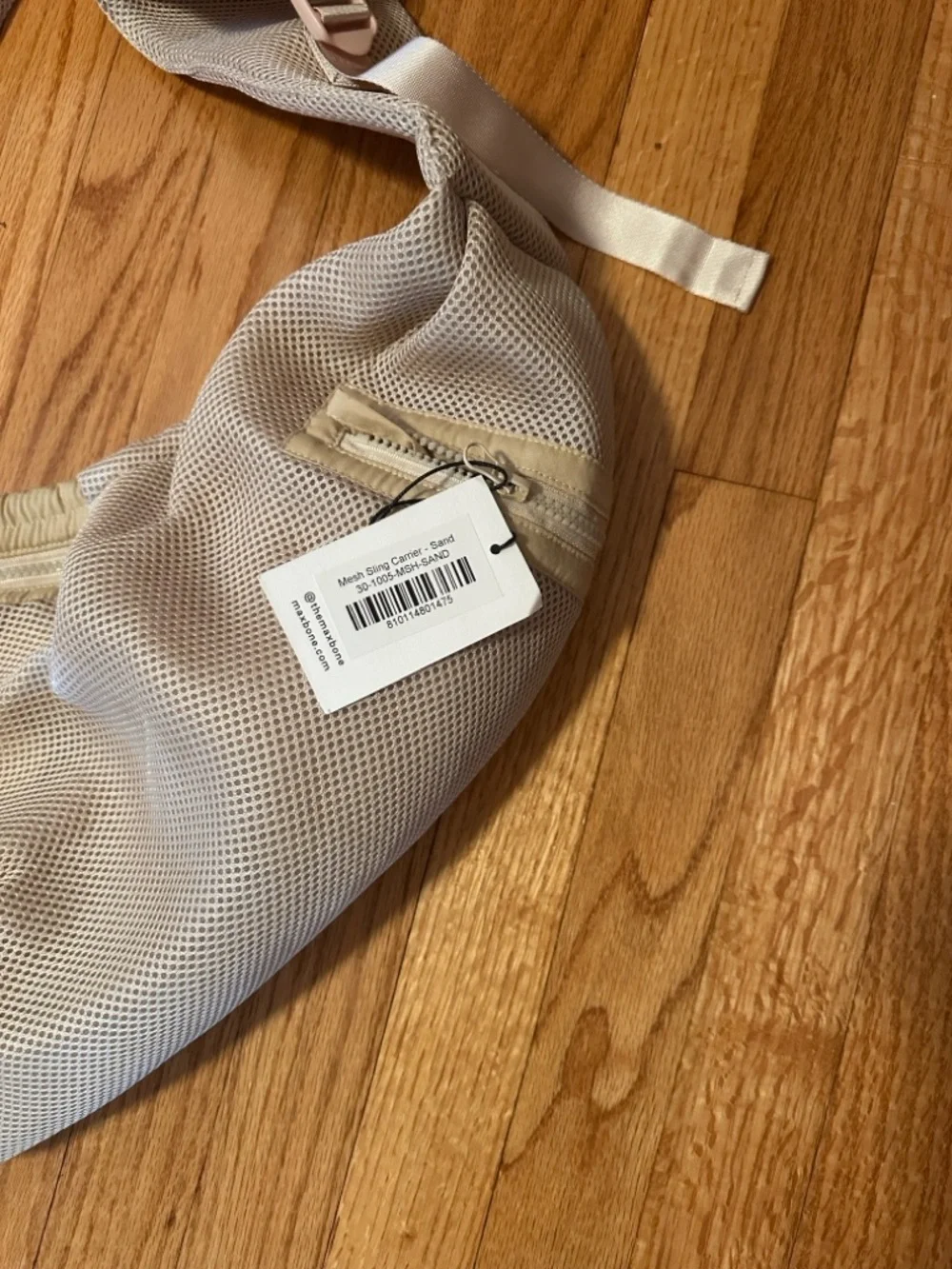 New maxbone Mesh Sling Dog & Cat Carrier, Nude